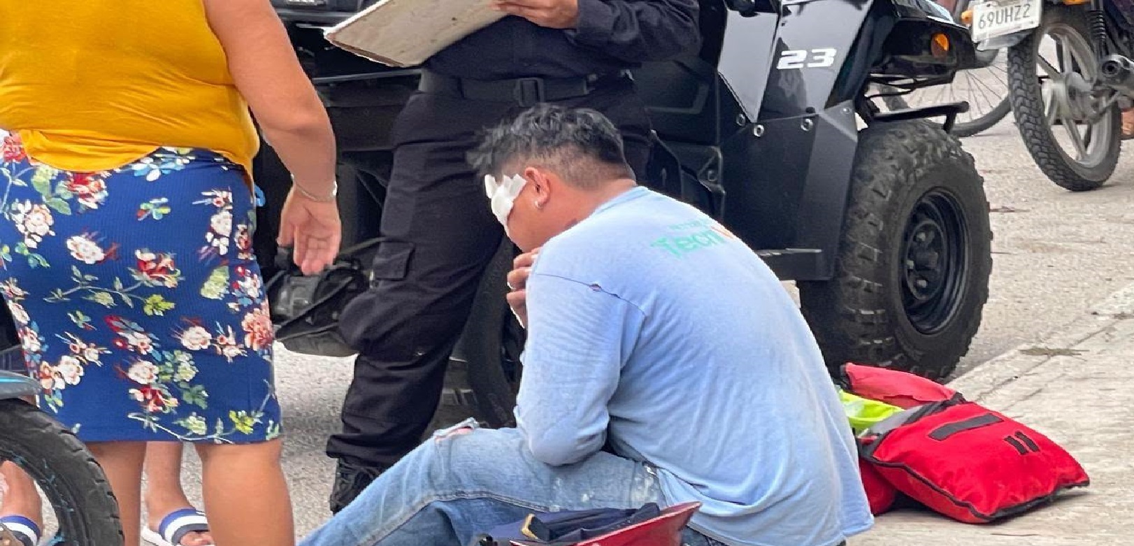 Dos motociclistas lesionados en Tizimín: Atropellaron un perro