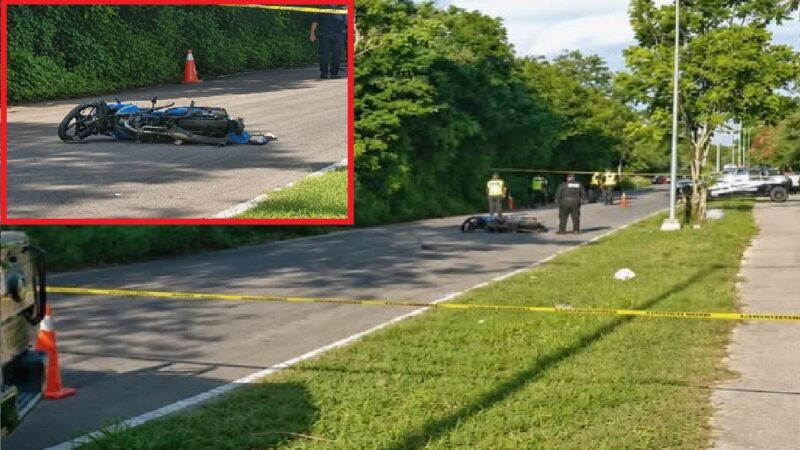 Un motociclista derrapa y muere en la carretera que va de Dzemul a Telchac Pueblo