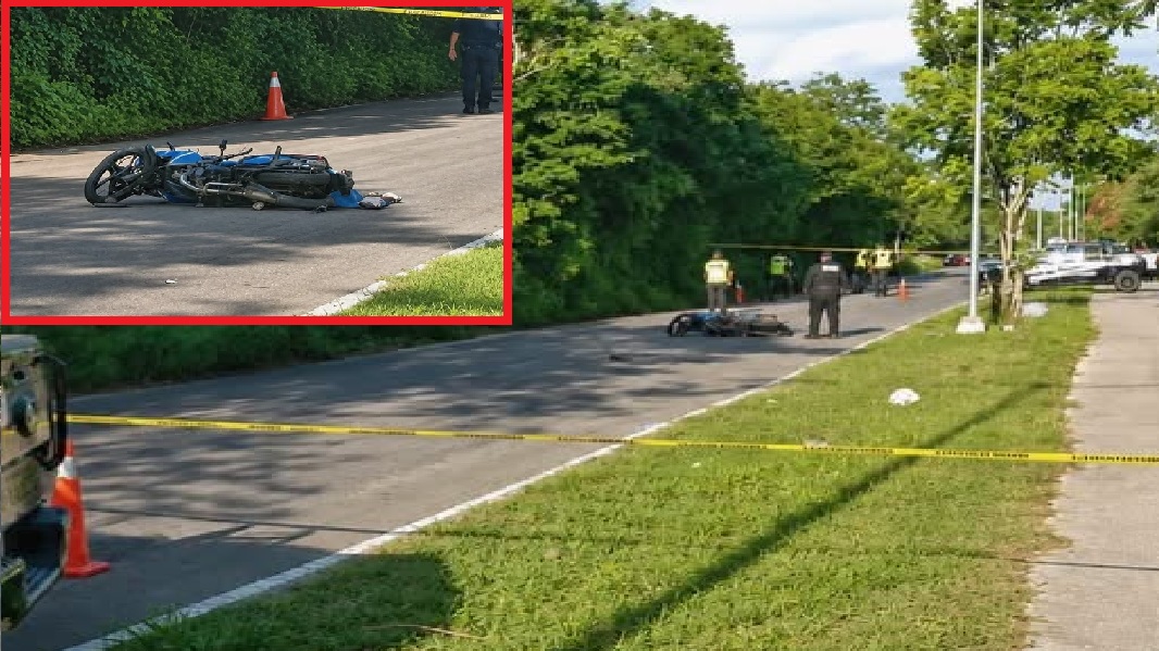 Un motociclista derrapa y muere en la carretera que va de Dzemul a Telchac Pueblo