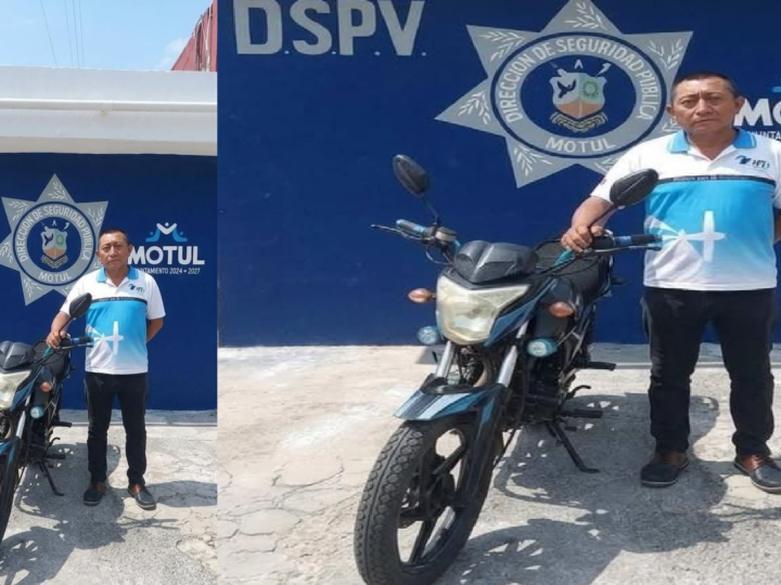 Pensó que le robaron su motocicleta, pero la policía de Motul se la llevó