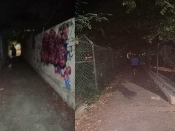 El parque Roble Agrícola nido de drogos: Vecinos exigieron rehabilitar el alumbrado publico