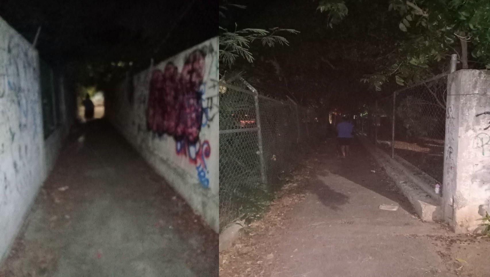 El parque Roble Agrícola nido de drogos: Vecinos exigieron rehabilitar el alumbrado publico