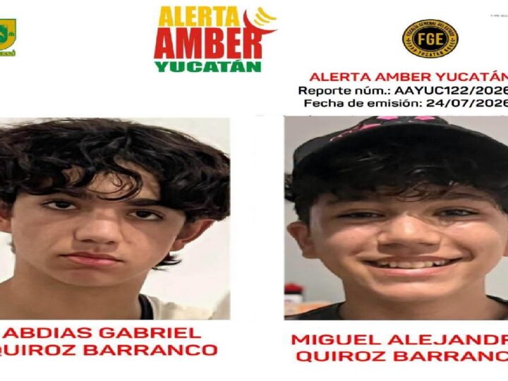 Desaparecen dos adolescentes en Mérida: la FGE emitió una alerta Amber