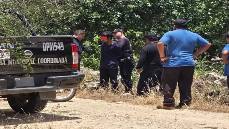 Agricultores detienen a una rata de dos patas cuando robaba en una parcela en Dzan