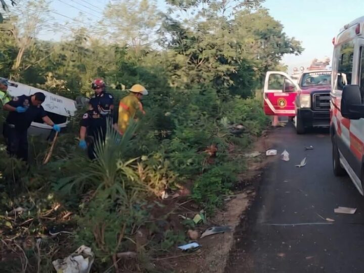 El chofer de una camioneta atropella y mata a un motociclista en la Mérida- Campeche