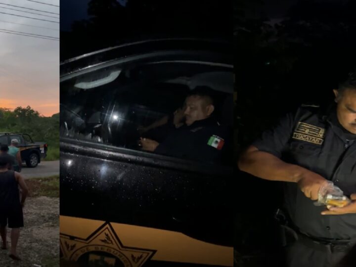 Campesinos de Cenotillo atrincheran a policías y recuperan sus escopetas y cartuchos