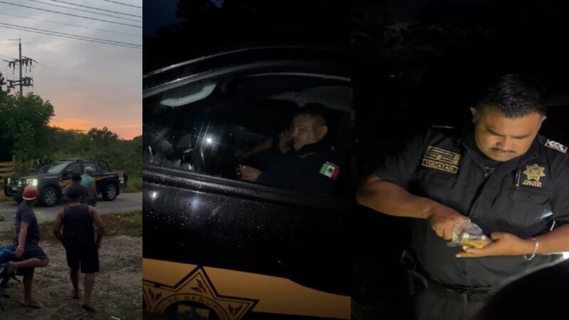 Campesinos de Cenotillo atrincheran a policías y recuperan sus escopetas y cartuchos