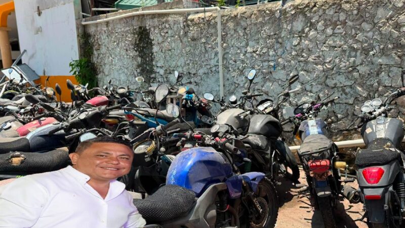 Limpiaran el corralón de Espita, la quitadera de motos el negocio del alcalde Mario Sánchez