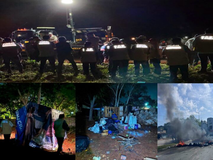 Autoridades desalojan a invasores y recuperan un predio del IVEY en San José Tecoh