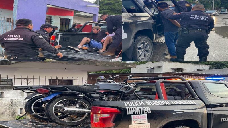 Desmantelan una banda de roba motos en Tizimín: Hay cinco detenidos  