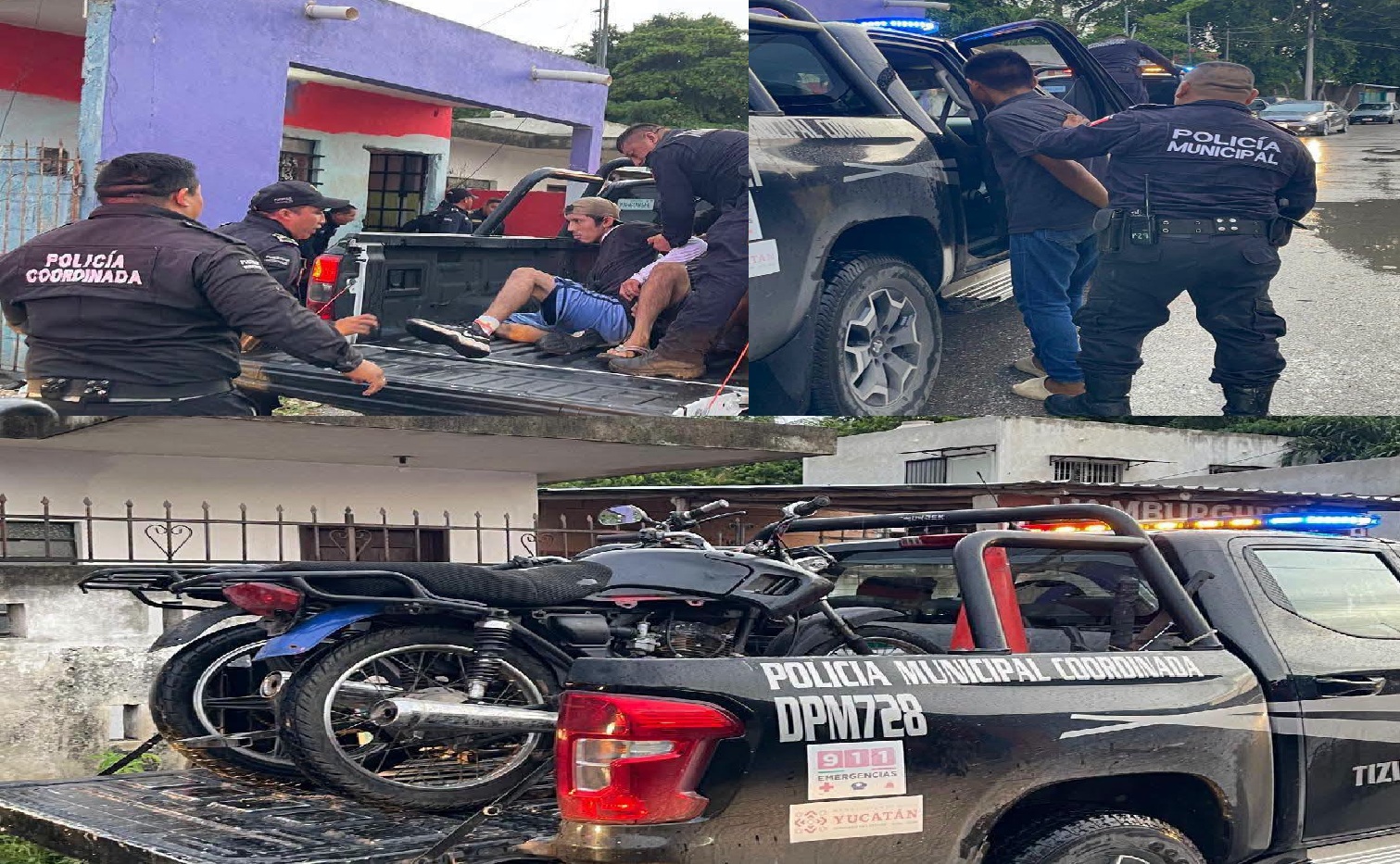 Desmantelan una banda de roba motos en Tizimín: Hay cinco detenidos  