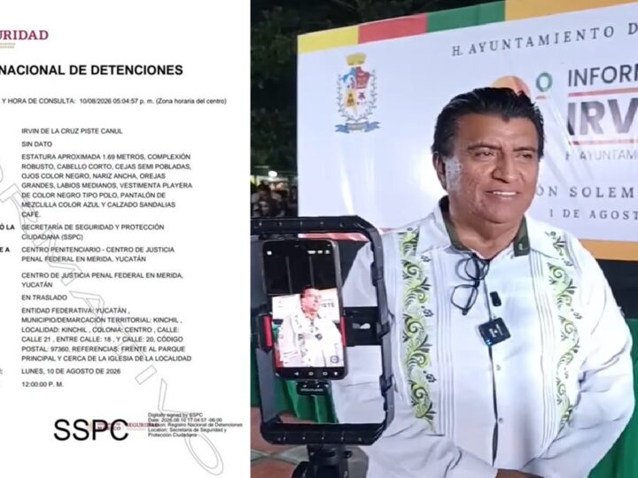 FGR detiene por presuntos desvió de recursos al alcalde de Kinchil: horas después lo dejan en libertad