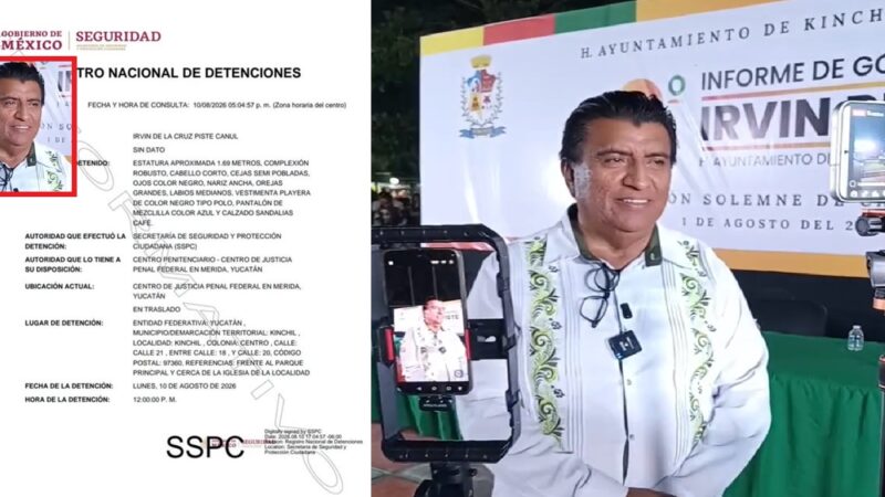 FGR detiene por presuntos desvió de recursos al alcalde de Kinchil: horas después lo dejan en libertad
