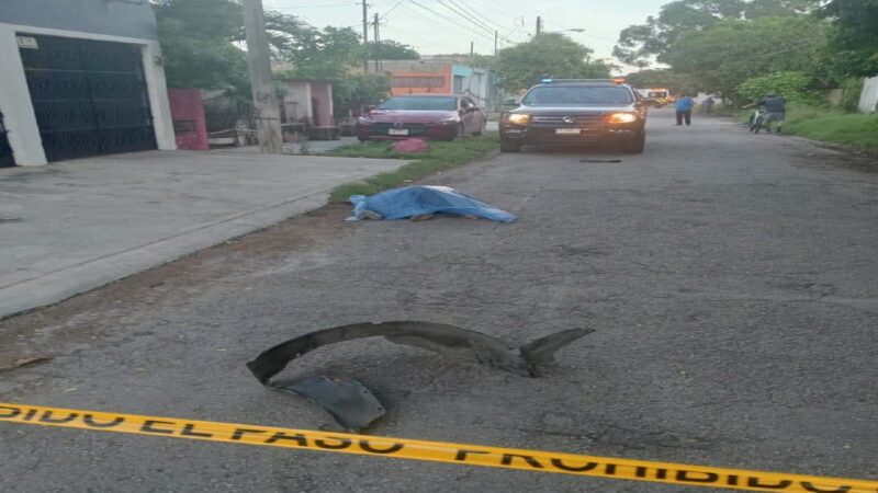 Vendedor de Hot dogs lo atropellan y matan en la colonia Santa Rosa al sur de Mérida