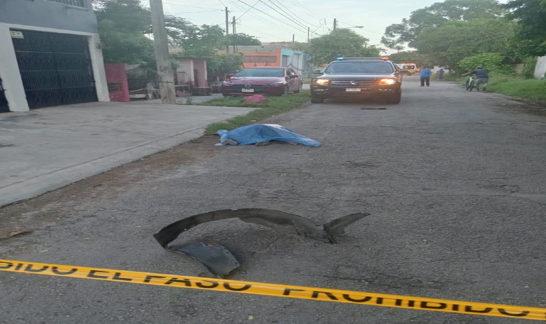 Vendedor de Hot dogs lo atropellan y matan en la colonia Santa Rosa al sur de Mérida