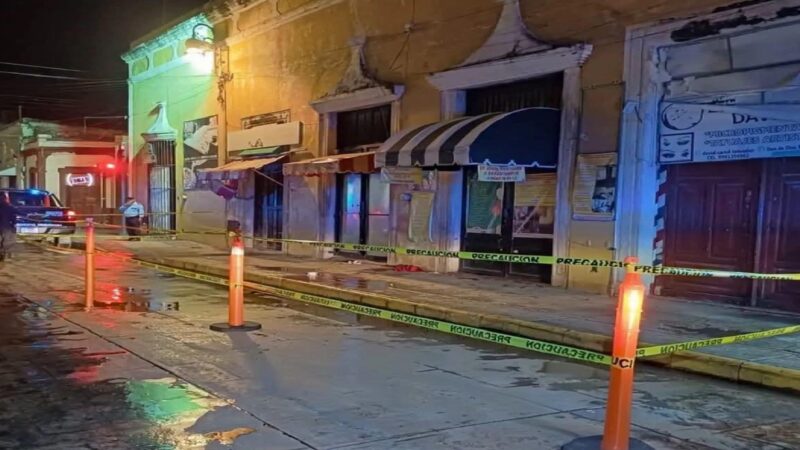 Un joven terminó detenido por defender a una mujer que estaban golpeando en el centro de Mérida