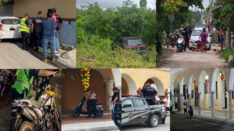 Accidentados días en Dzidzantún, un festín de multas, policías hacen su agosto