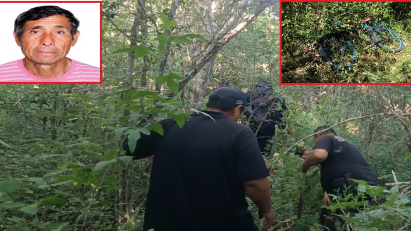 Hallan en la carretera a Chabihau la bicicleta del abuelito extraviado en Yobaín
