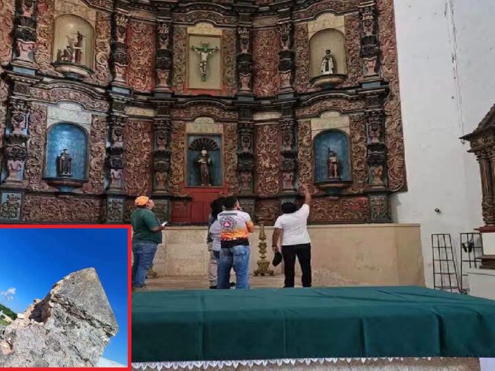 Un rayo derriba parte del techo de la iglesia de San Bernardino de Siena en Valladolid