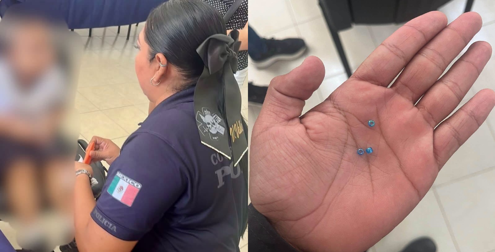 Paramédicos auxilian a un menor que trago chaquiras en un prescolar de Kanasín