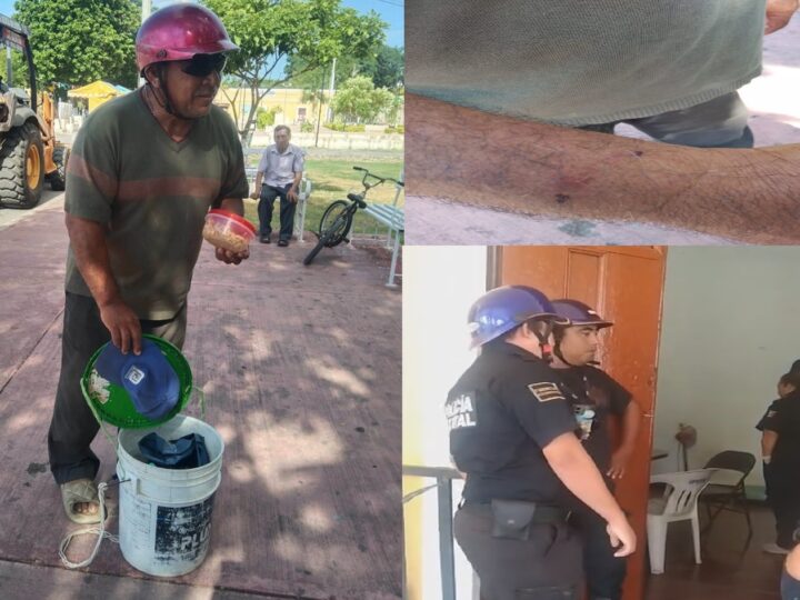 Mentirosa y violenta la policías de Mocochá detiene a un adulto mayor cuando iba a su trabajo  