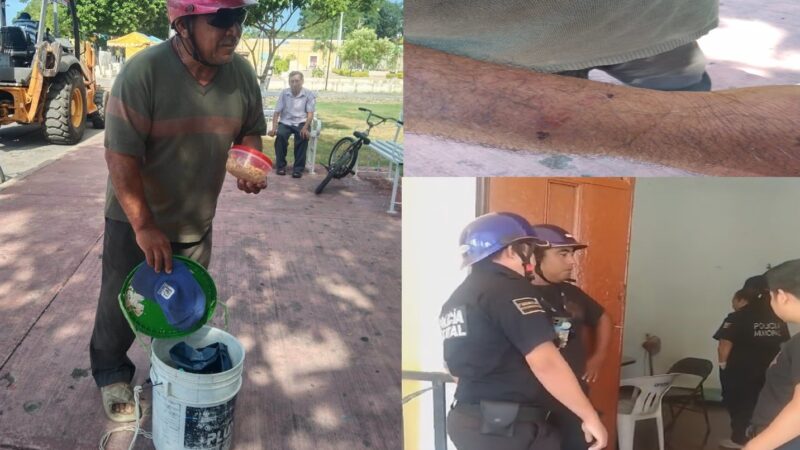 Mentirosa y violenta la policías de Mocochá detiene a un adulto mayor cuando iba a su trabajo  