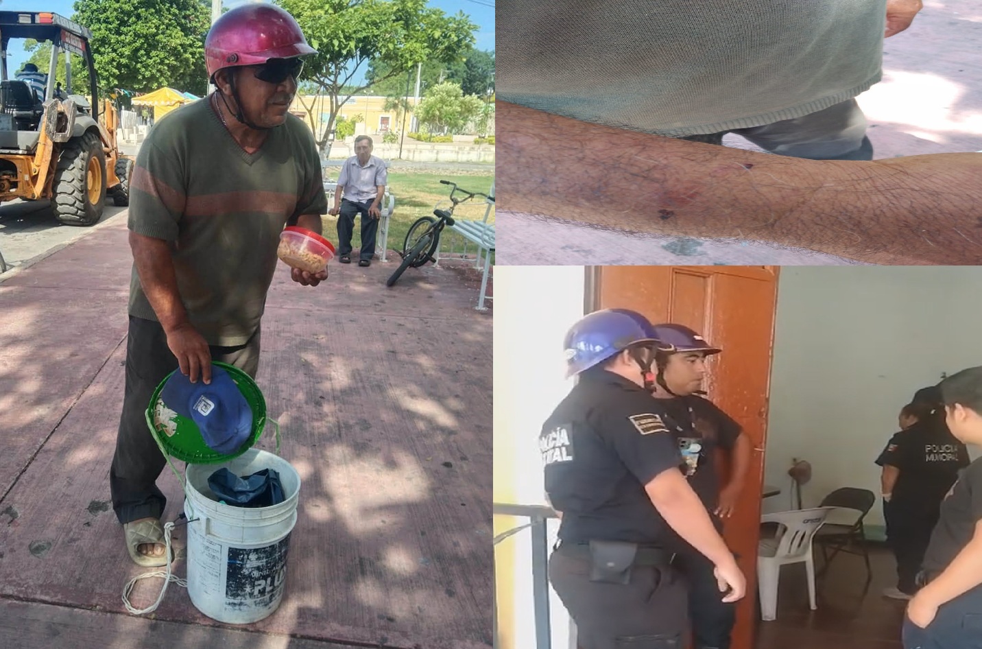 Mentirosa y violenta la policías de Mocochá detiene a un adulto mayor cuando iba a su trabajo  