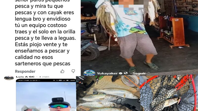 Cínico y doble discurso acusan a progreseño por atacar la pesca deportiva en Chabihau