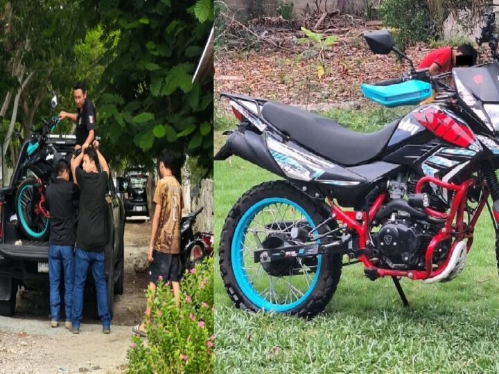 Robó la moto equivocada en Cansahcab: De manera exprés la PEI la recuperó en un taller en Motul  