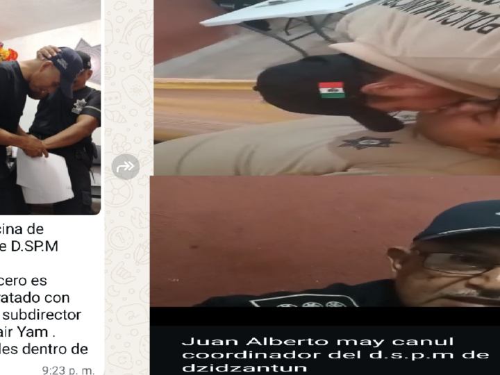 Destapan una red de abusos, extorsión y humillaciones en la Policía de Dzidzantún: Policías son humillados