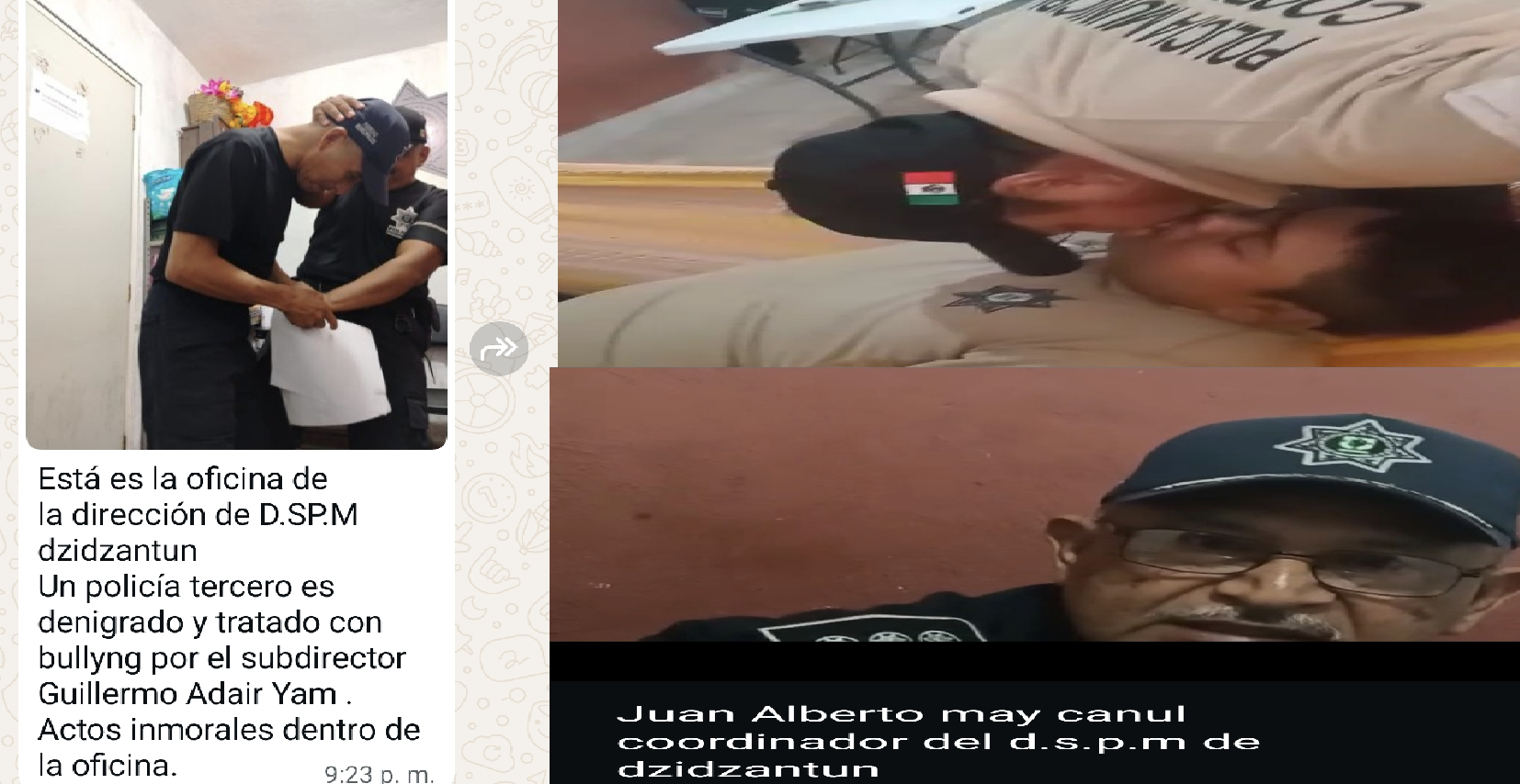 Destapan una red de abusos, extorsión y humillaciones en la Policía de Dzidzantún: Policías son humillados