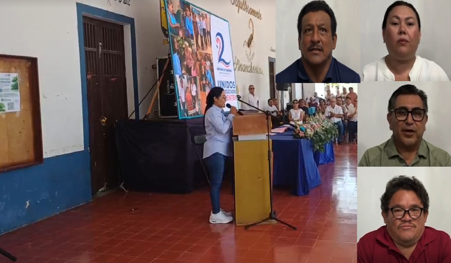 La alcaldesa de Sinanché queda como novia de pueblo no asisten regidores y “suspende su segundo informe”