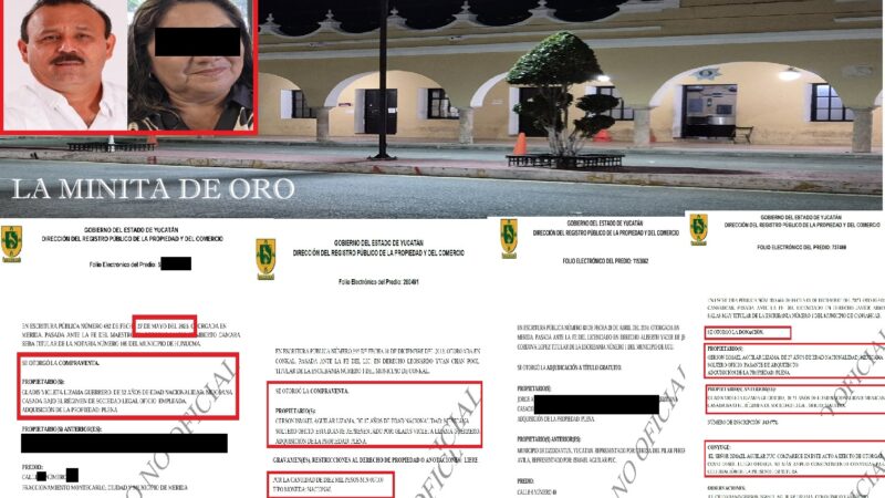 Con triangulaciones y prestanombres Ismael A. adquirió propiedades como alcalde Dzidzantún