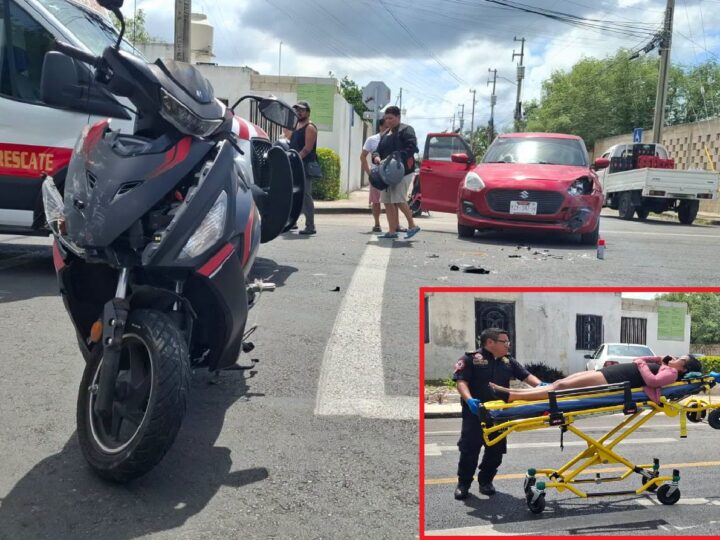 Madre repartidora de comida la choca una camioneta cundo iba por su hija a la escuela en Ciudad Caucel