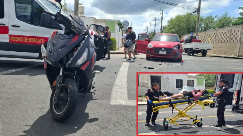Madre repartidora de comida la choca una camioneta cundo iba por su hija a la escuela en Ciudad Caucel