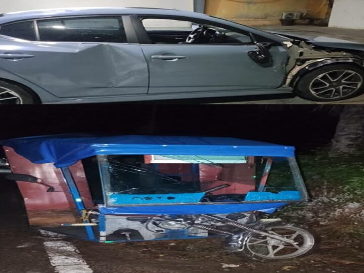 Un automovilista choca a un mototaxi en Yobaín, testigos dicen era el ex alcalde de Sinanché