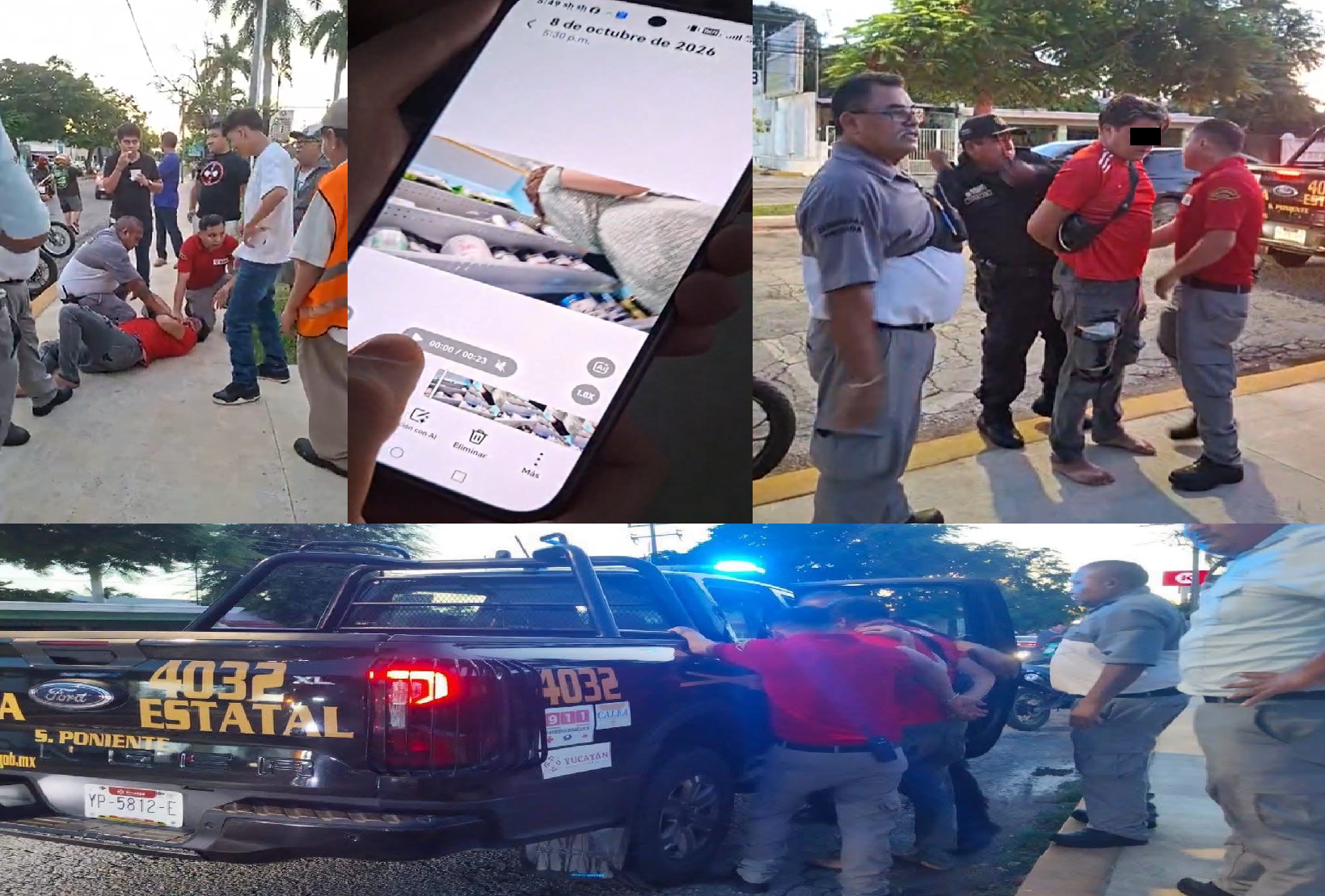 Detienen en Mérida a un acosador de mujeres: Las grababa bajo la falda