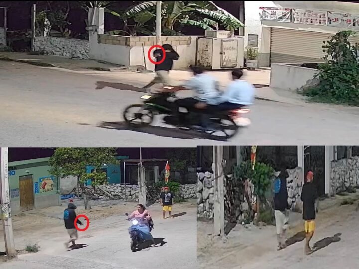 Tensión en Cuzamá por hombre encapuchado que apunto a motociclistas con una pistola