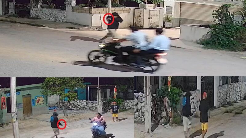 Tensión en Cuzamá por hombre encapuchado que apunto a motociclistas con una pistola