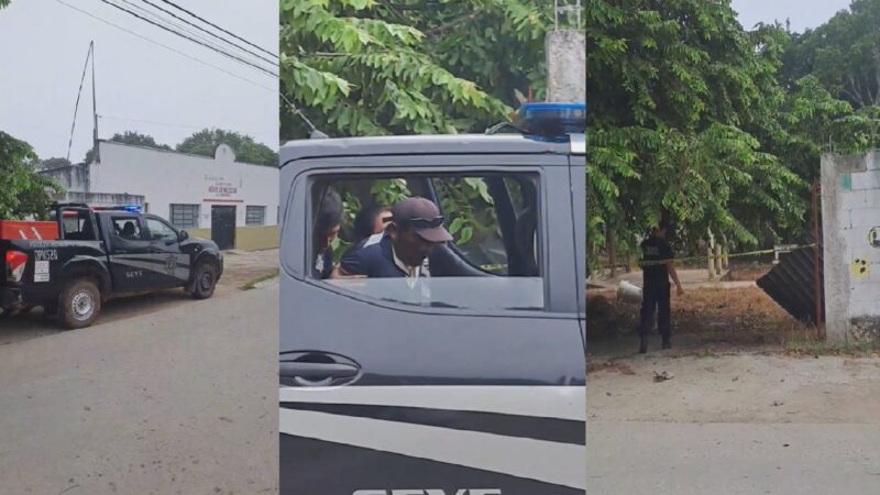 Un sujeto entra con todo y camioneta en una escuela primaria de Seyé
