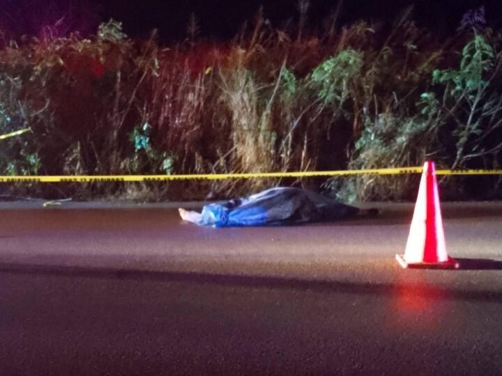 Al diablo se lo llevó la parca con todo y moto en la carretera Ticul-Muna: