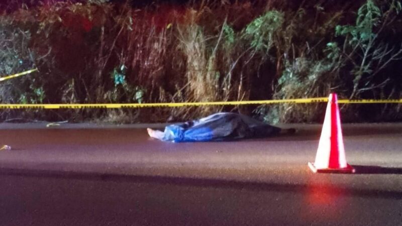 Al diablo se lo llevó la parca con todo y moto en la carretera Ticul-Muna:
